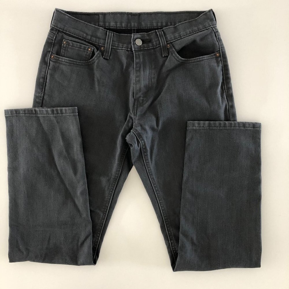Levi's 541 Red Tab Athletic Fit Stretch 5 Pocket Denim Jeans Grey Size 30W x 32L